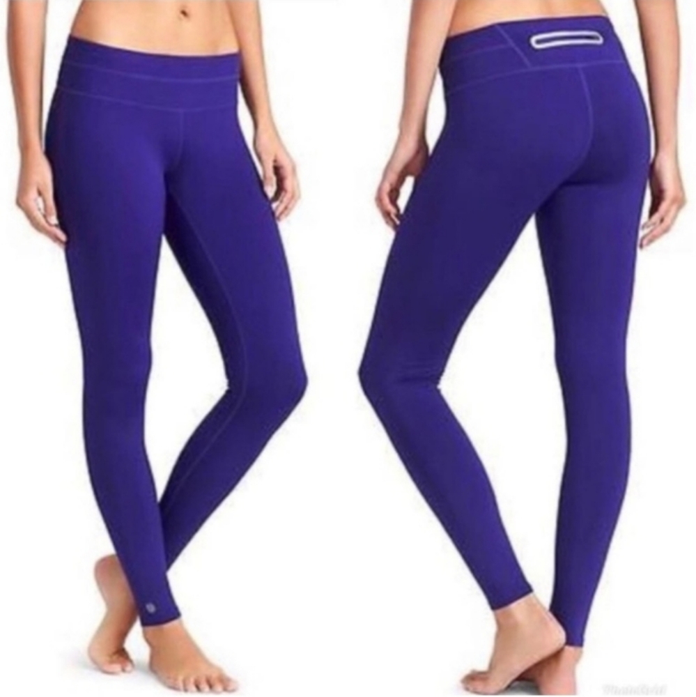 Athleta Sonar Tight Sapphire Blue Leggings Sz ST